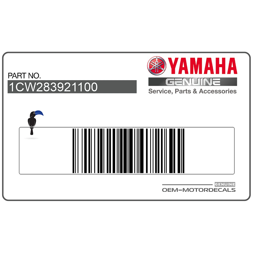 Yamaha XJ6F Diversion Grafica Fiancata Destra OEM 1CW-28392-11-00