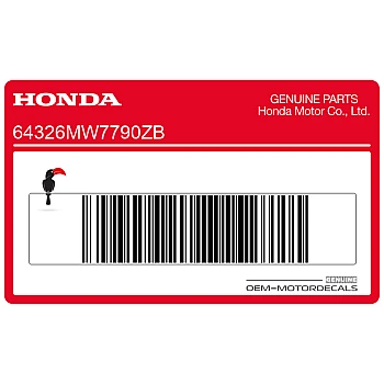 Seitenverkleidung Aufkleber, Rechte Seite