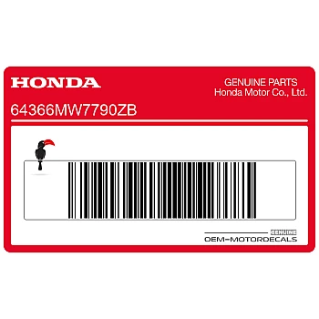 Seitenverkleidung Aufkleber, Linke Seite