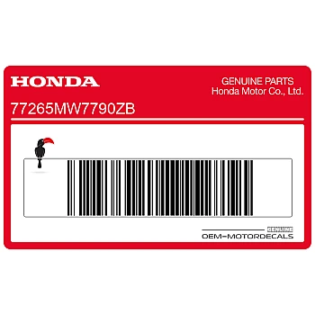 Heckverkleidung Aufkleber, Rechte Seite