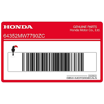 Framecover sticker, linkerkant