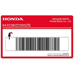 Naklejka na osłonę boczną, prawa strona