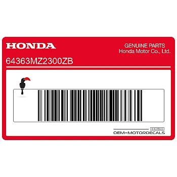 Pegatina para panel lateral, lado izquierdo