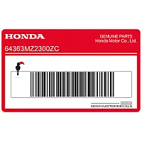 HONDA Autocollant de panneau latéral, côté gauche 64363-MZ2-300ZC