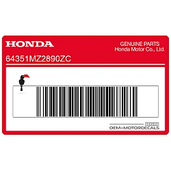 Adesivo copri telaio, lato sinistro