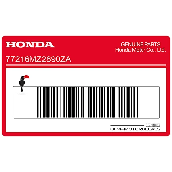 Tail cowl decal, left side