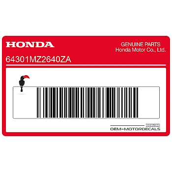 Framecover sticker, rechterkant