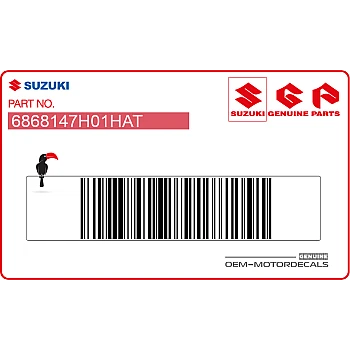 Emblemat GSX-R na prawą owiewkę, prawa strona