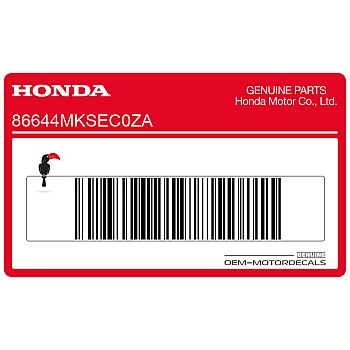 Kanzel / Oberteil Verkleidung Aufkleber, Linke Seite