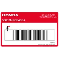 HONDA Autocollant de capot de cadre, côté droit 86833-MKS-E40ZA