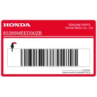 HONDA Naklejka na zbiornik, prawa strona 83265-MEE-D00ZB