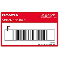 Side cowling decal