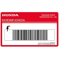 HONDA Adesivo serbatoio, lato sinistro 83262-MFJ-D00ZA
