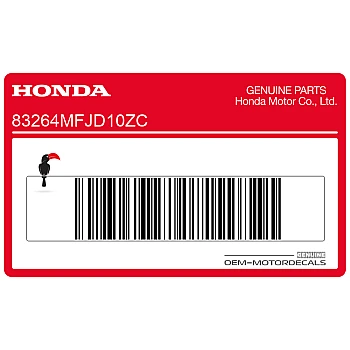 Adesivo serbatoio, lato sinistro