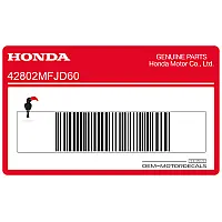 HONDA Stripe, wheel left side 42802-MFJ-D60