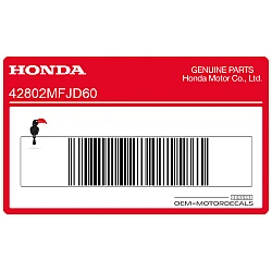 Franja, rueda lado izquierdo