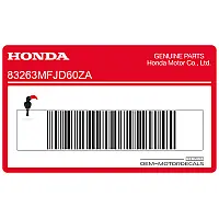 HONDA Tank decal, right side 83263-MFJ-D60ZA