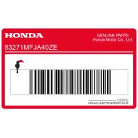 HONDA Zijpaneel sticker 83271-MFJ-A40ZE