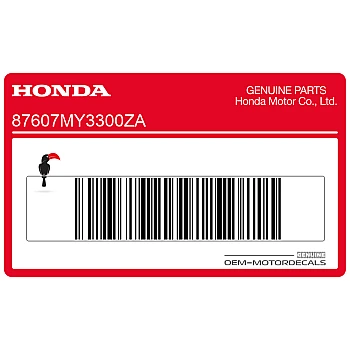 Kontpaneel sticker