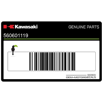 Autocollant carénage arrière queue, côté droit