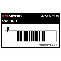 KAWASAKI Naklejka na tylną owiewkę / zadupek, prawa strona 56049-1648