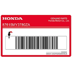 Decal, left side