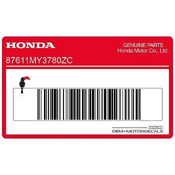 Bovenkuip sticker, linkerkant