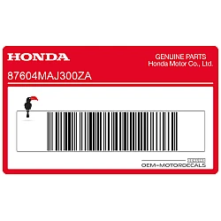 Autocollant de réservoir, côté gauche