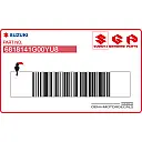Emblème SUZUKI de sabot moteur, côté droit