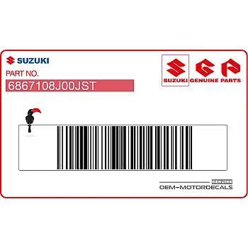 Naklejka na osłonę boczną, lewa strona