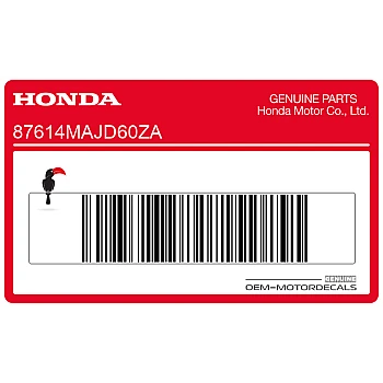 Autocollant, côté droit