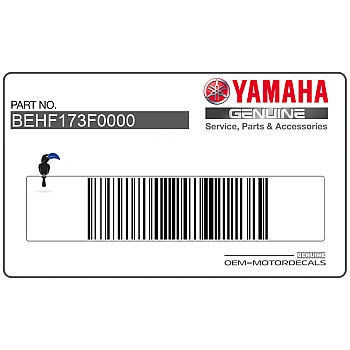 Adesivo posteriore coda carena, lato destro