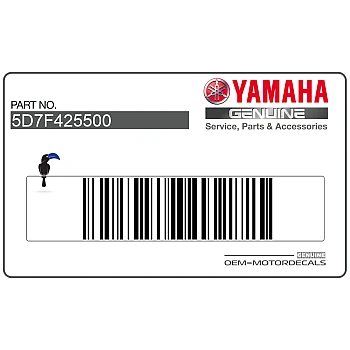 Adesivo coperchio serbatoio, lato destro