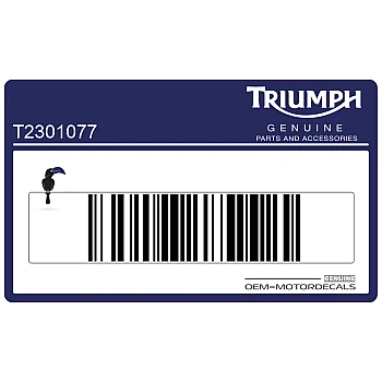 Naklejka na tylną owiewkę / zadupek