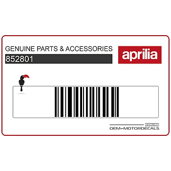 Adesivo posteriore coda carena, lato destro