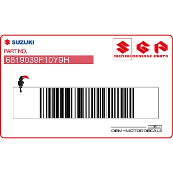 Juego de pegatinas para quilla, lado izquierdo