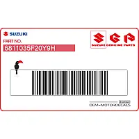 SUZUKI Ensemble d'autocollants de réservoir 68110-35F20-Y9H