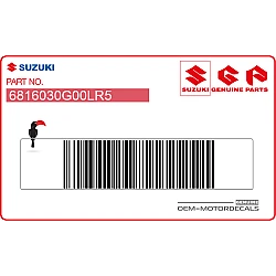 Duo seat kapje stickers, set