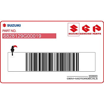 Emblema para carenado frontal