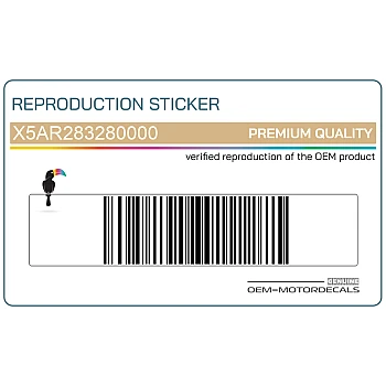 Naklejka na osłonę boczną, lewa strona 