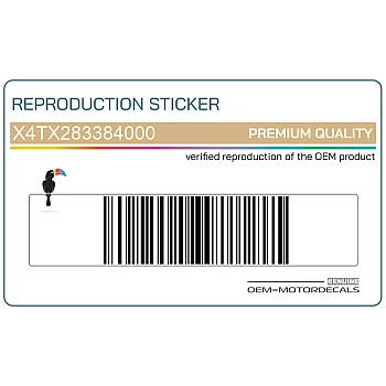 Autocollant de panneau latéral, côté droit 