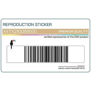 Autocollant de panneau latéral, côté gauche 