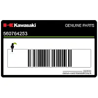 KAWASAKI Tail cowl decal, right side 56076-4253