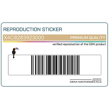 Autocollant de panneau latéral, côté droit 