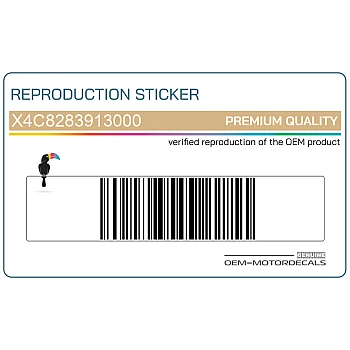 Autocollant de panneau latéral, côté gauche 