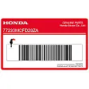 Kontpaneel sticker