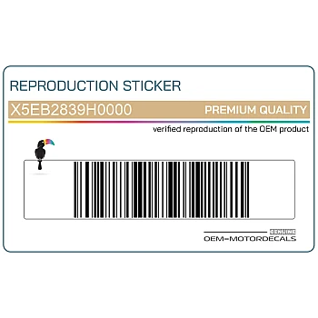 Pegatina para panel lateral 