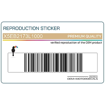 Tail cowl decals, set 