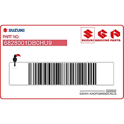 Front cowling decals, set