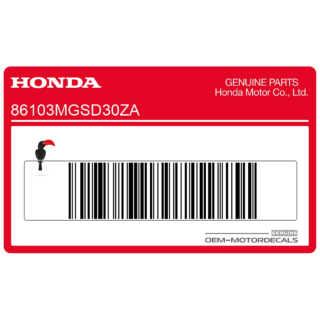 Honda-86103MGSD30ZA Honda-86103MGSD30ZA